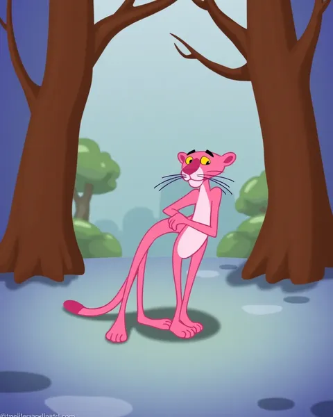 Pink Panther Cartoon Images: Whimsical Animation Moments