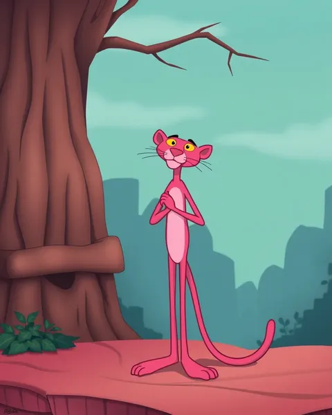 Pink Panther Cartoon Photos in Colorful Fun