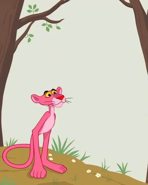 Pink Panther Cartoon Pictures: Colorful Cartoon Art