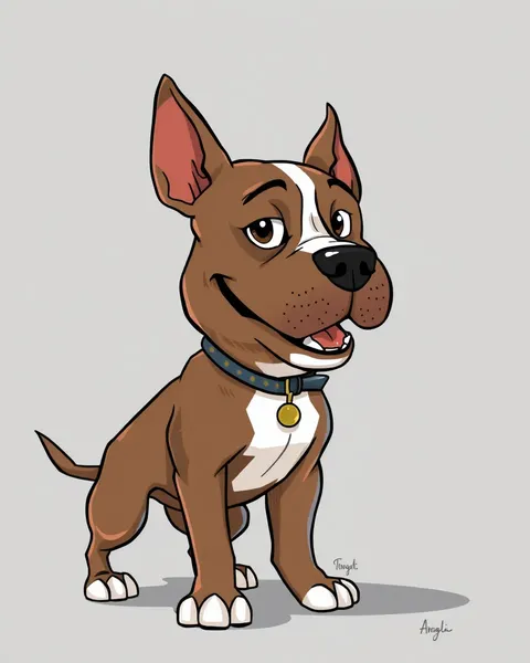 Pitbull Cartoon Images Free Download