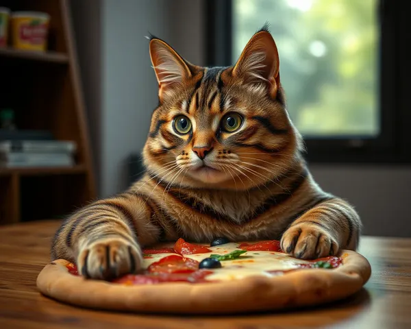 Pizza Cat Max Photos: Feline Foodie Photo Shoot