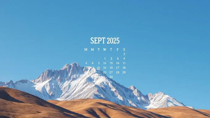 Plan Ahead with Sept 2025 Calendar Download