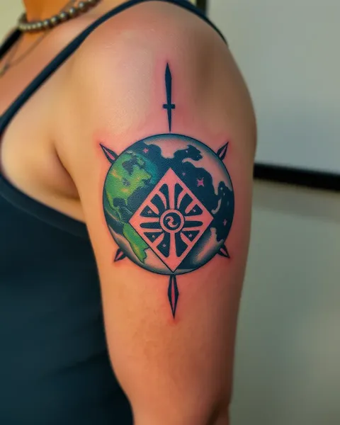 Planet Earth Tattoo: A Permanent Body Art