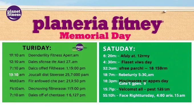 Planet Fitness Memorial Day Schedule for 2025 Revealed