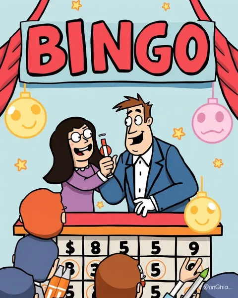 Playful Cartoon Bingo Pictures for Everyone