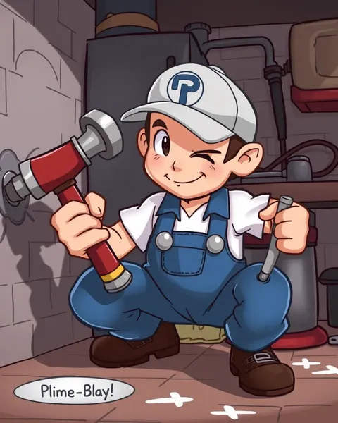 Plumber Cartoon Images: Bright and Colorful Visuals