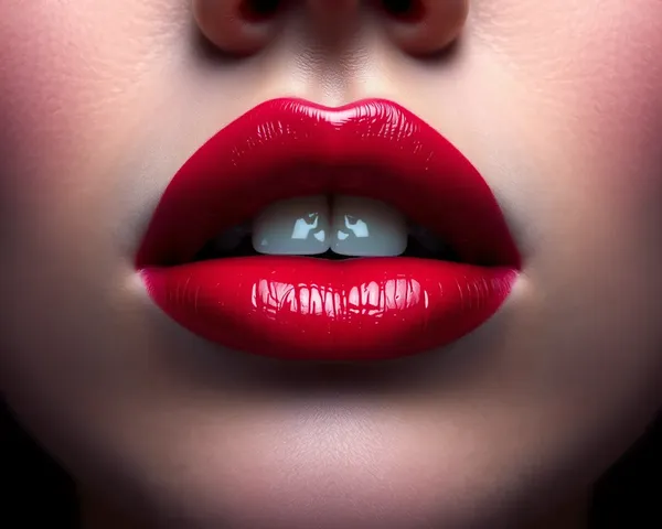 Png Image of Lips with Bright Colors