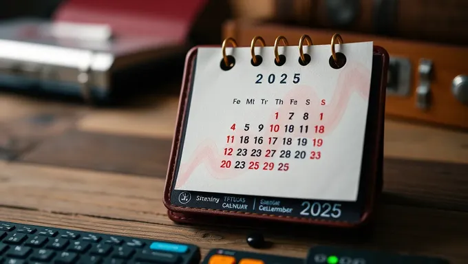 Pocket Calendar 2025 for Achieving Work-Life Balance