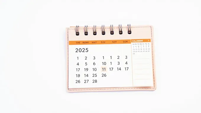 Pocket Calendar 2025 for Daily Planning and Organization