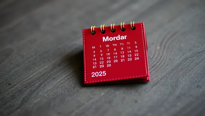 Pocket Calendar 2025 for Simplifying Your Schedule