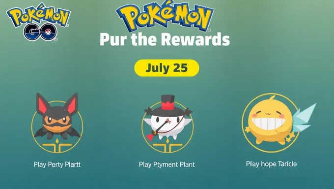 Pokémon Go Party Play Rewards for July 25th, 2025