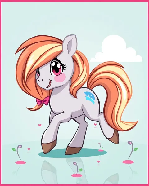 Pony Cartoon Images Collection for Children's Entertainment