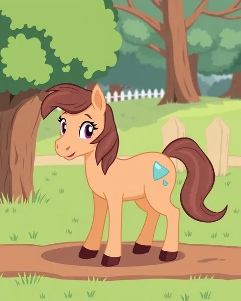 Pony Cartoon Images with Positive Messages for Children