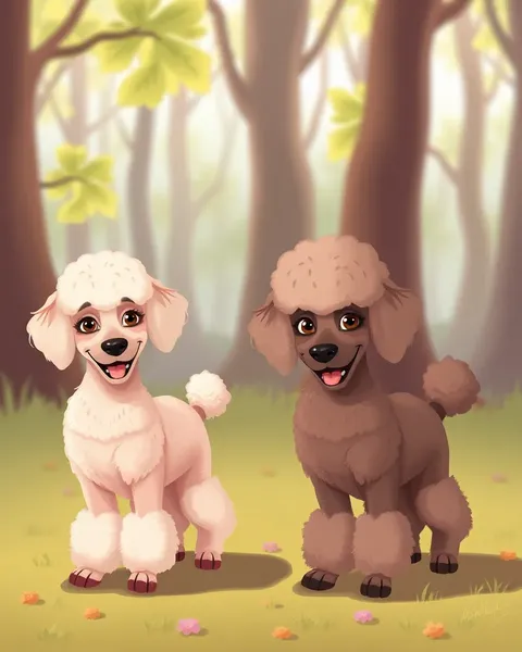 Poodle Cartoon Pictures Collection