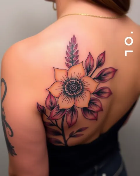 Popular Floral Flower Tattoo Designs for Men's Bodies