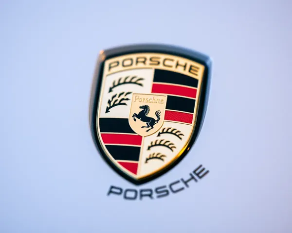 Porsche Logo PNG Transparent Background for Use