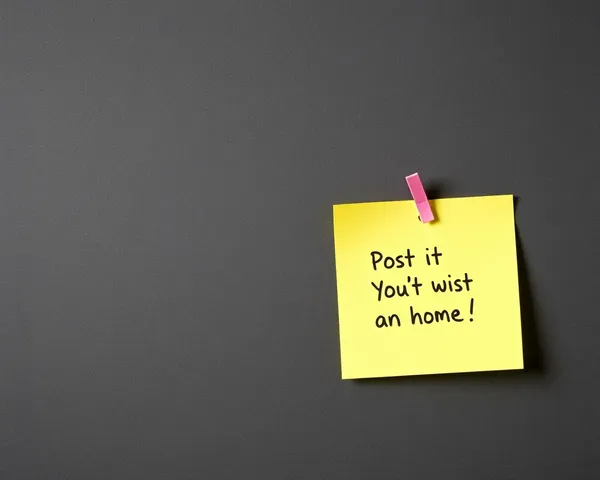 Post-it Note PNG Image File Format Explanation