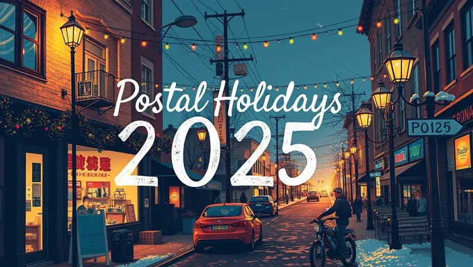 Postal Holidays 2025 Calendar Released Officially