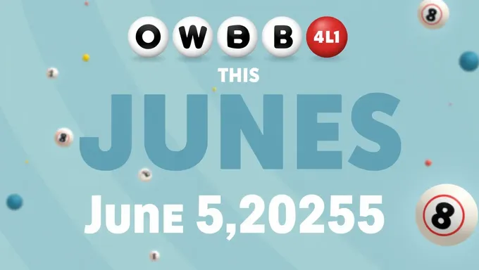 Powerball Drawing on June 5, 2025 Announced