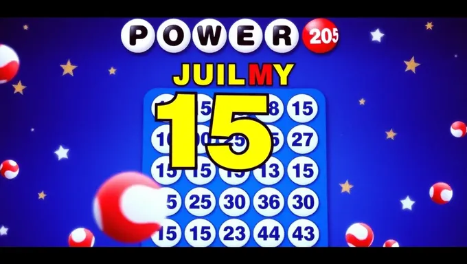 Powerball July 15 2025 Winning Numbers Revealed Here