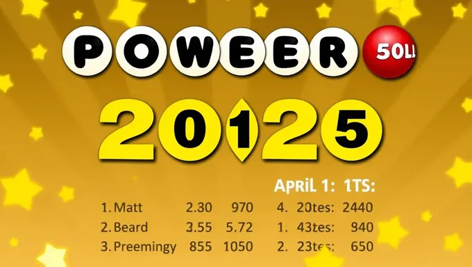 Powerball Numbers April 1 2025 Draw Results Published