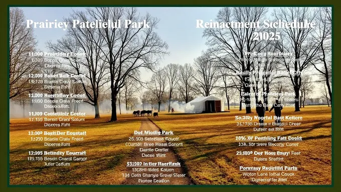 Prairie Grove Battlefield Park December 2025 Reenactment Schedule Schedule