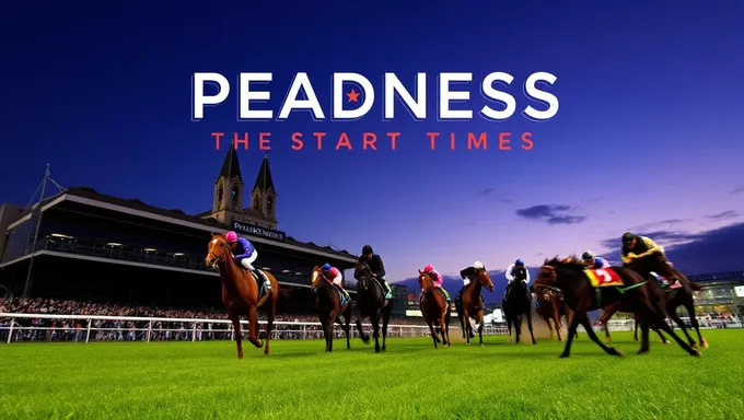 Preakness 2025 Start Time Details