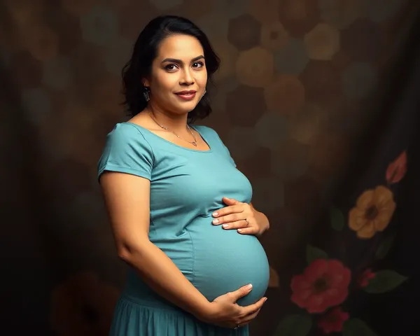 Pregnant Woman PNG No Background Image