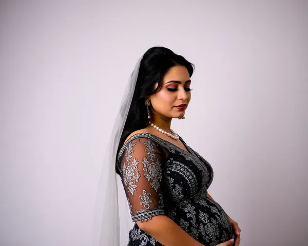 Pregnant Woman PNG Without Background Image