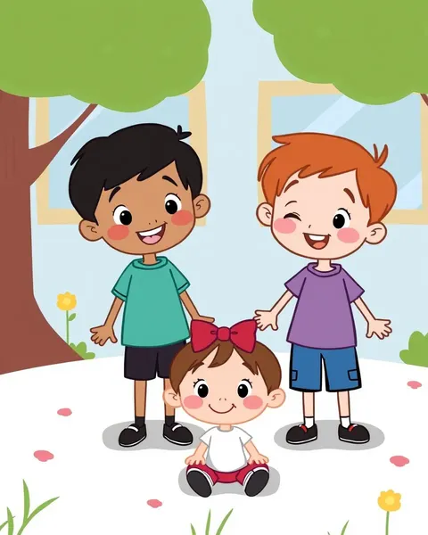 Preschool Cartoon Images for Children's Imaginative Play