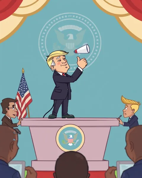 President's Cartoon Images Released to the Press