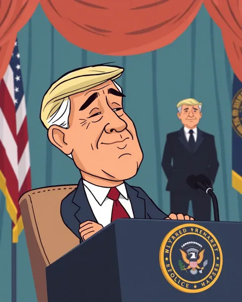 President's Official Cartoon Images for Media Use