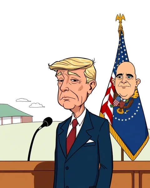 President's Unconventional Cartoon Pictures Gain Popularity