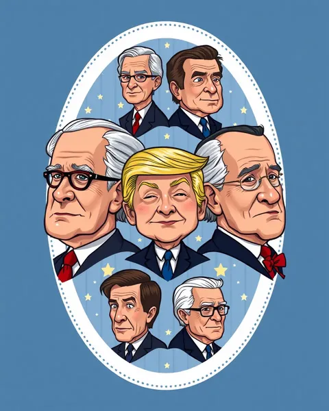 Presidents as Cartoon Characters for Fun