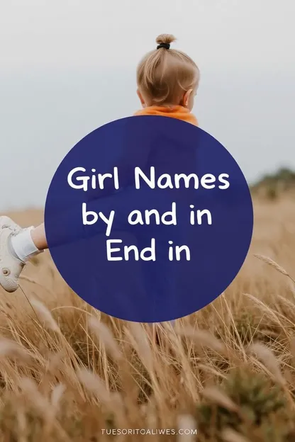 Pretty Girl Names That End in Y