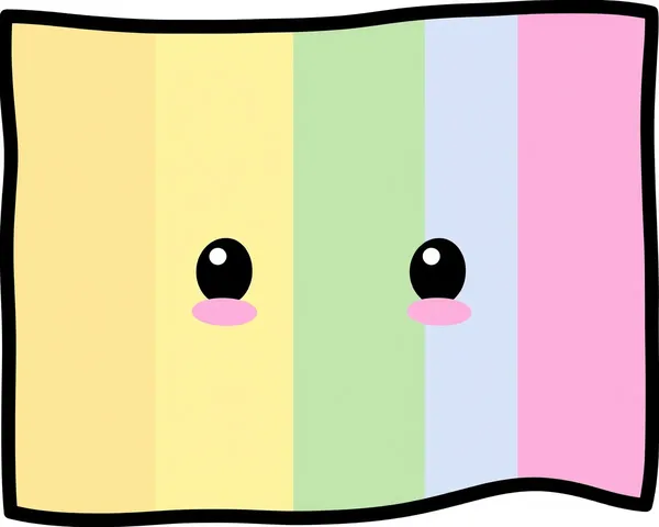 Pride Flag PNG Cute Illustration Art