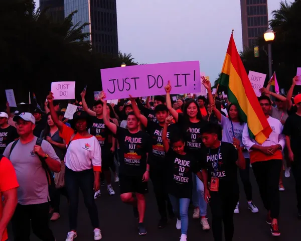 Pride Png Image with Just Do It