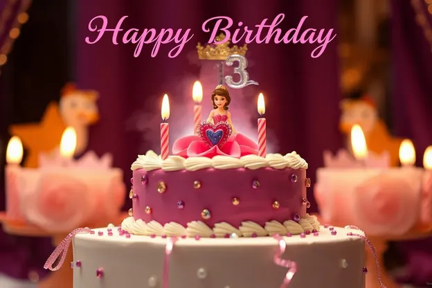 Princess Birthday Celebration with Happy Images and Gifts