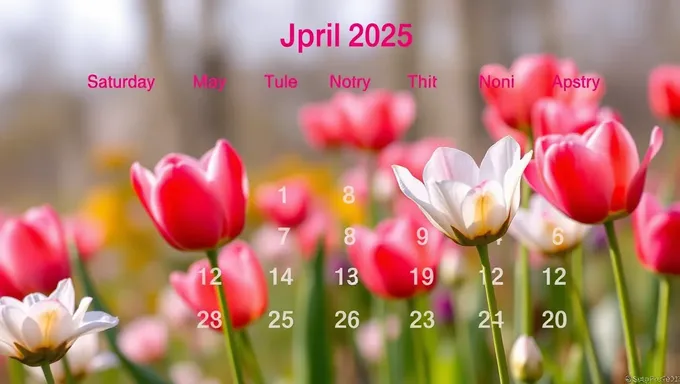 Printable April 2025 Calendar Available Now