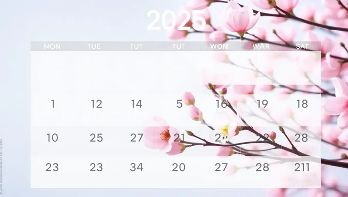 Printable April 2025 Calendar for Work or School