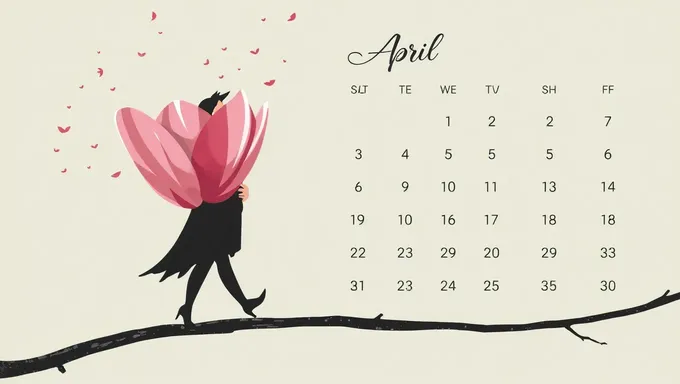 Printable April 2025 Calendar with Important Dates