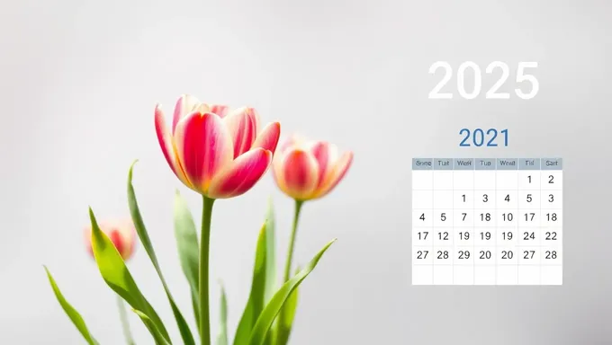 Printable April Calendar for 2025 Download