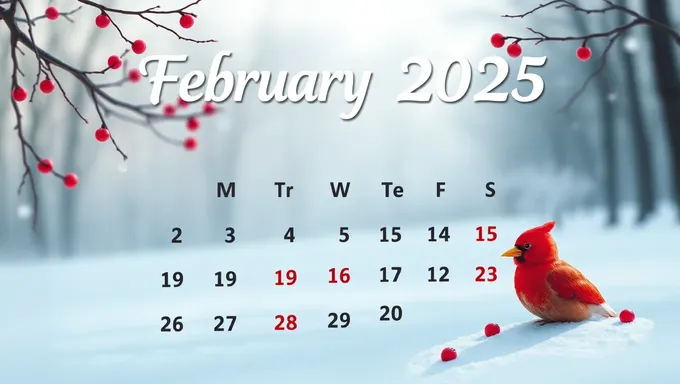 Printable February 2025 Calendar for Your Convenience