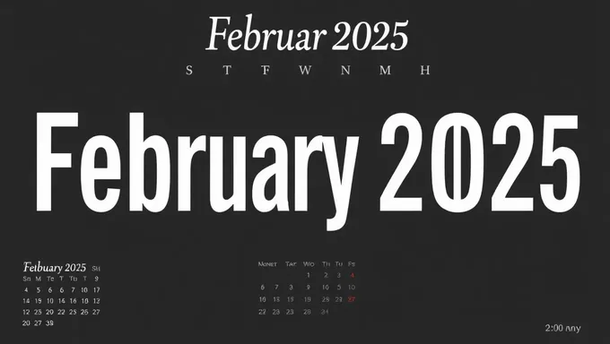 Printable February 2025 Calendar for Your Schedule