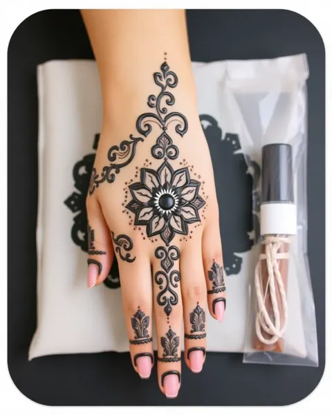 Professional Henna Tattoo Kit for Body Art and Design