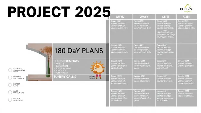 Project 2025: 180 Day Development Plan