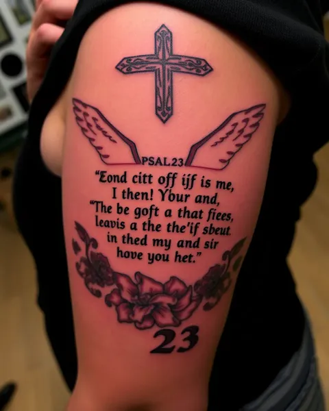 Psalm 23 Tattoo Meaning and Symbolism for Believers