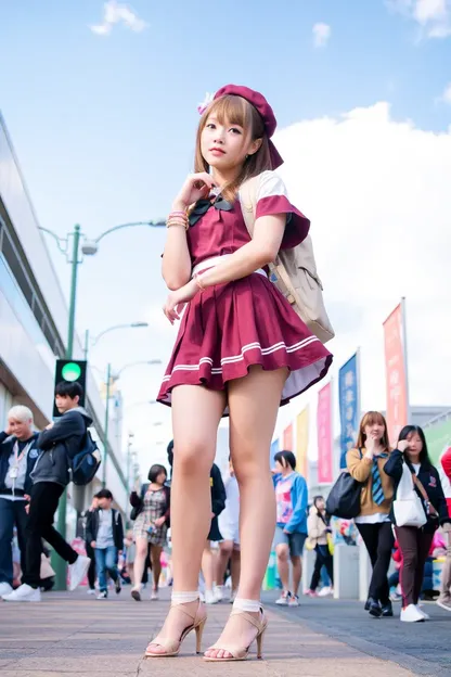 Public Loves Japanese Cosplay Girls' Fun Shows