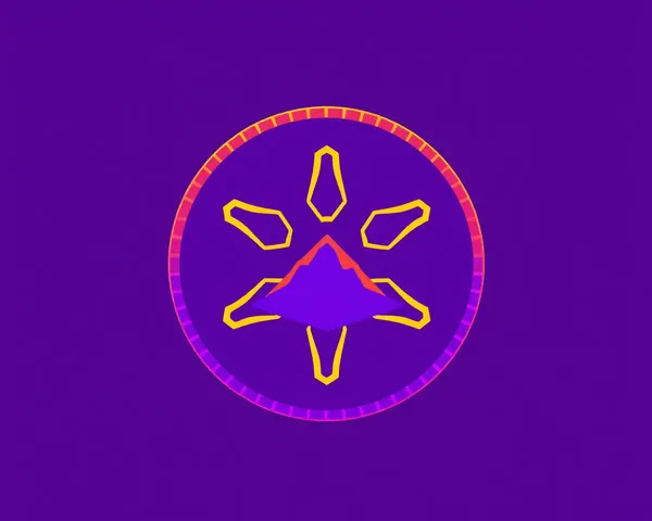 Purple Orange Icon PNG Colorful Design Element