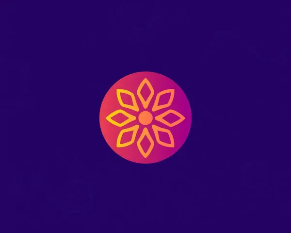 Purple Orange Icon PNG Graphic Design Example